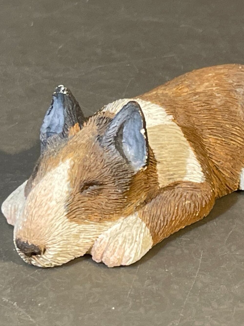 Lil Snoozer Sleeping Bull Terrier Dog 1987 Sandicast Handcrafted Figurine S Brue